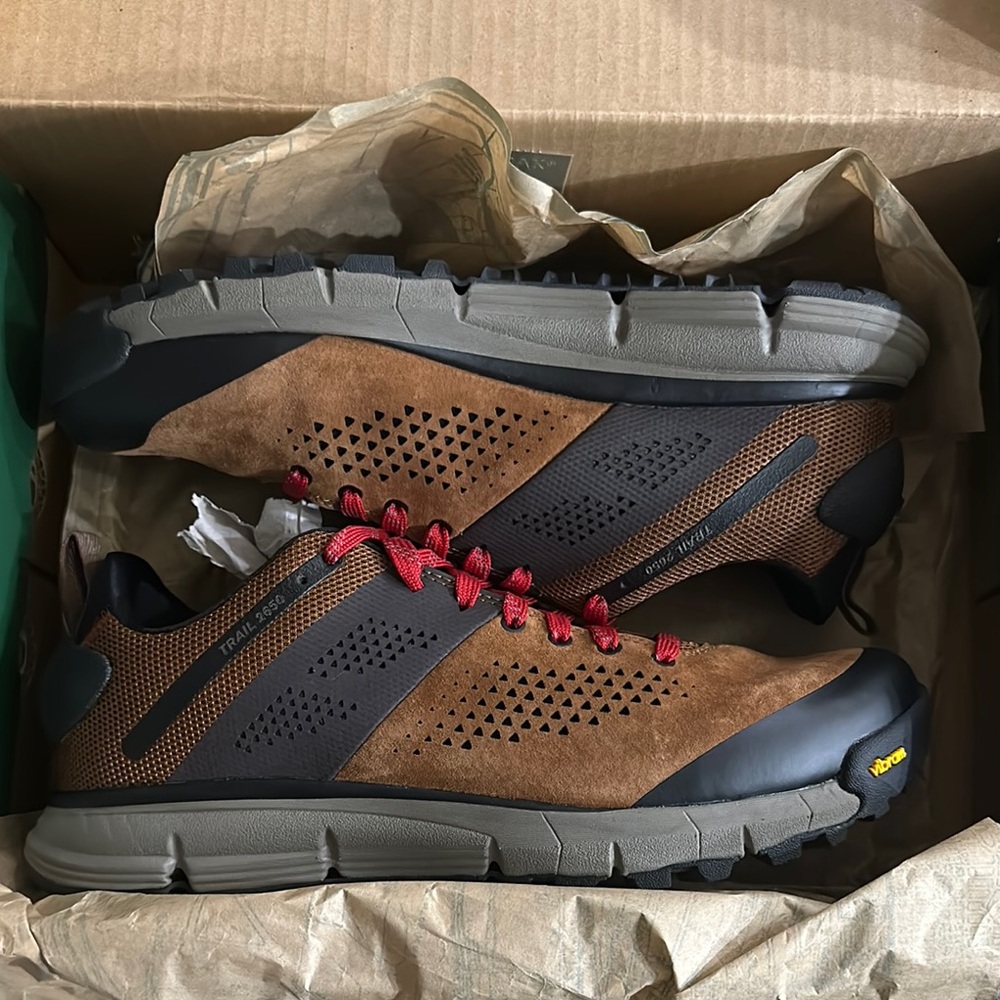 Danner Brown and Black Trail Shoes with Breathable Design